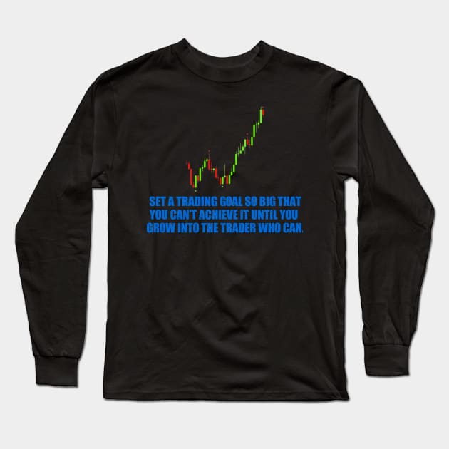Forex Trader Collection 6 Long Sleeve T-Shirt by Proway Design